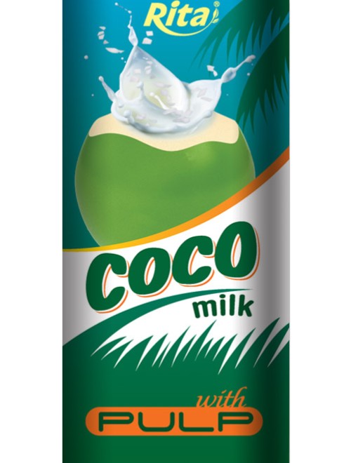 250ml OEM Coconut Milk with Pulp